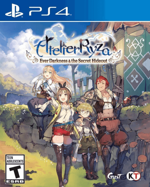 Atelier Ryza: Ever Darkness and the Secret Hideout box art for Playstation 4